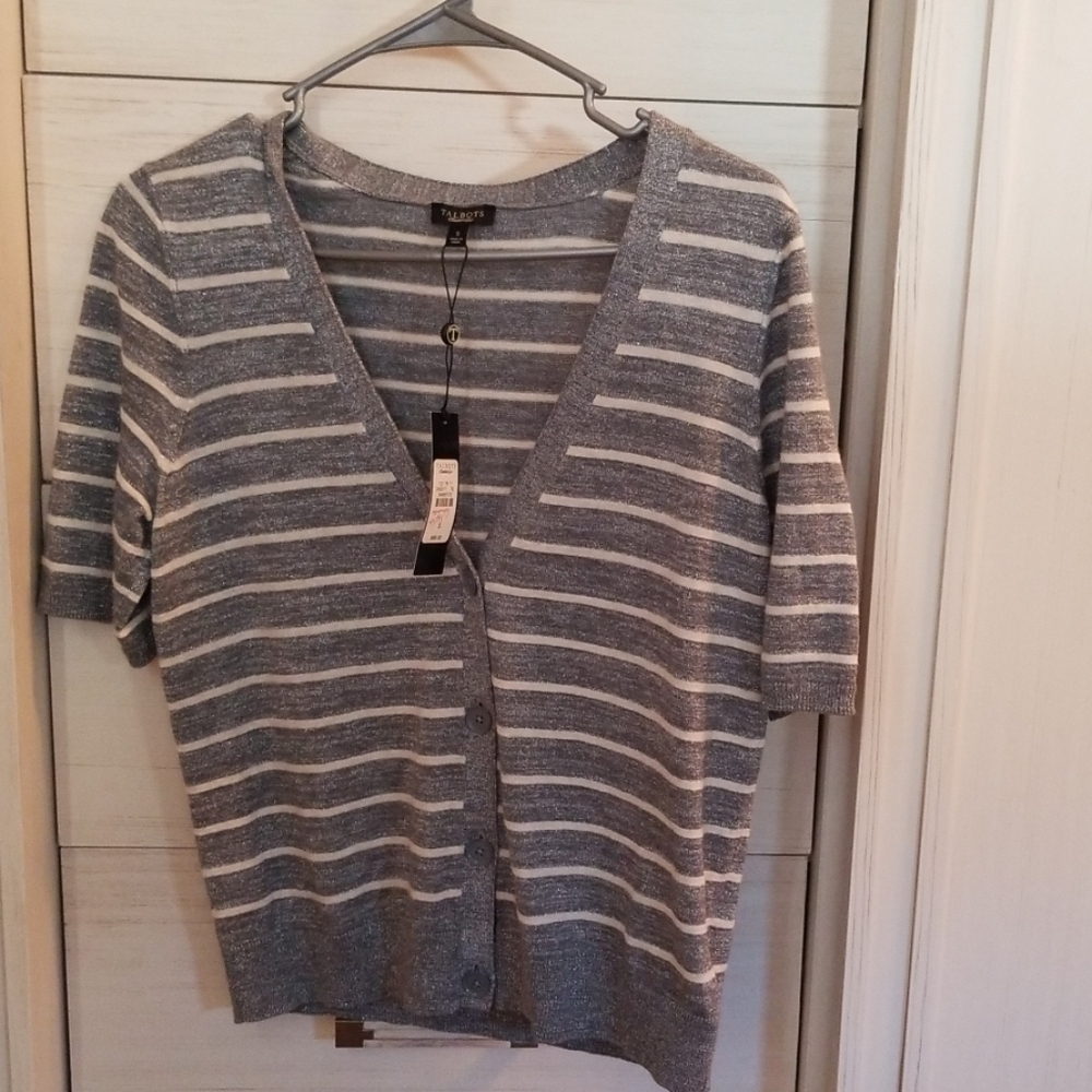 NWT- Talbots women's button up cardigan